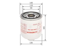 Oro džiovintuvo kasetė, suspausto oro sistema BOSCH 0 986 628 254