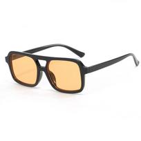 3pcs/6pcs New Parallel Bars Versatile Sun Glasses Retro Fashion Outdoor Sunglasses Riding UV Protection eye glasses Female pictures show