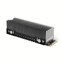 AXAGON CLR-M2XT passive - M.2 SSD, 80mm SSD, aluminum body, silicone thermal pads, 20mm height