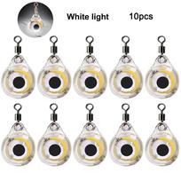 10-100 vnt. Mini žvejybos masalo švieselė LED žuvis viliojanti švieselė Akių formos Žvejybos kalmarų žvejybos masalas Šviečiantis masalas Povandeninis 10PCS įvairiaspalvis
