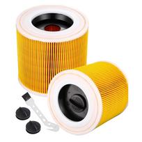2 vnt. kasetinis filtras Karcher dulkių siurbliui WD3 Premium WD2 WD3 WD1 MV3 MV2 WD 3 P prailginimo rinkinys nuo smulkių dulkių CHINA