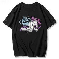 Jinx Arcane Monkey marškinėliai Anime Cosplay marškinėliai Moteriški Vyriški Unisex Grunge Estetiški trumpomis rankovėmis 100 % medvilnės spaudiniai Vasariniai gatvės drabužiai S
