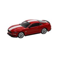 1/64 Ford Mustang GT Miniatiūrinis modelis CCA MSZ 3  Cinko lydinio žaislinis automobilis Transporto priemonė Laisvi ratai Lieto metalo kolekcija Dovana vaikams raudona