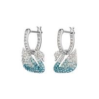 Swarovski Ikoniški gulbės kristaliniai auskarai Moteriški auskarai Mėlyni 5512577 Box (Random Color)