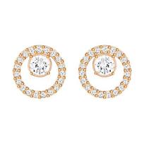 Swarovski Creativity Circle Paauksuoti auskarai Moteriški auskarai Rožinio aukso 5199827 Box (Random Color)