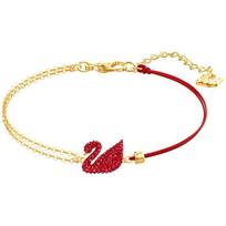 Swarovski gulė Išskirtinis krištolinis apyrankė Moteriška apyrankė Raudona 5465403 Box (Random Color)