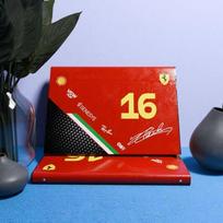 A5 Notebook For Ferrari F1 team Hamilton 2025 helmet imitation leather A5 horizontal line notebook blank Dorian manual ledger Blank pages