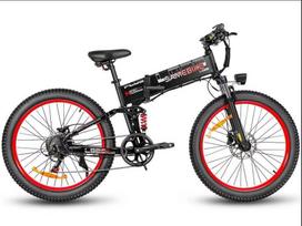 2026 m. populiarus Samebike LO26Plus 1000W elektrinis sulankstomas elektrinis dviratis 26 colių unisex kalnų dviratis su 48V 15Ah nuimama baterija. 1000W 48V 15AH (Fold)