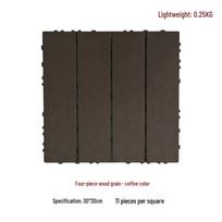Sujungiama 30x30 lauko kompozitinė plastikinė grindų danga sodui/balkonui 300*300*20MM
