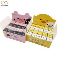 Japonija Sun-Star Mielas Kiaulytės ir Viščiuko Keičiamasis Trintukas Little Pig S4220170