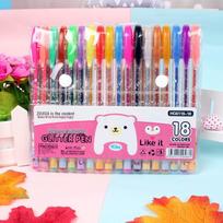 Children's Glitter Gel Pens - Journaling, Note-Taking, Fluorescent & Watercolor Markers Bullet Tip