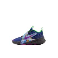 Nike Team Hustle D 12 PS Mėlynas Tuštumos Žalias Dryžis Ryškiai Violetinis Vaikų Sportbačiai Juodi Žalia-Strike HV2290400 28