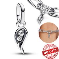 Original Copper Angel Wings Heart Luck Ladybird Mini Dangle Charm Fit Original Me Bracelet For Women Jewelry Gift