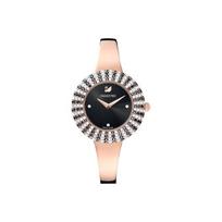 Swarovski Crystalline Delight Laikrodis Kvarcinis Mechanizmas Metalinė Apyrankė Juodas Ciferblatas Moteriški Laikrodžiai Metalinis 5484050 Black Dial