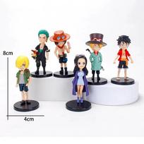 6 vnt./rinkinys Anime One Piece Veiksmo figūrėlė PVC Lufis Naujas Veiksmo Kolekcinis Modelis Dekoracijos Lėlė Vaikų Žaislai Kalėdinei Dovanai
