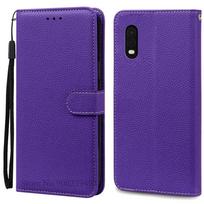 For Samsung Galaxy Xcover Pro Case SM-G715F Wallet Back Cover Phone Case For Samsung Galaxy Xcover Pro XcoverPro Flip Case Galaxy Xcover Pro tamsiai violetine spalva