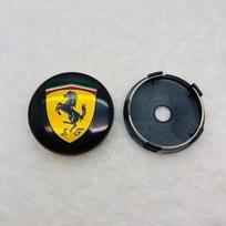 1 vnt. 60 mm Ferrari automobilio ratlankio dangtelis Plieninio ratlankio modifikacija Universali Auksinė Parodos Logotipo Ženkliuko Dekoro Lipdukai Aksesuarai 1pc-60mm