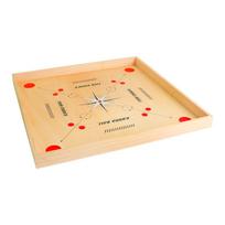 „Carrom“ stalo žaidimas Klasikinis „Strike and Pocket“ stalo žaidimas su lazdelėmis, „Striker“ suaugusiems, vaikams, berniukams ir mergaitėms
