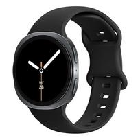 Dirželis Samsung Galaxy laikrodžiui 8 dirželis 44mm 40mm Pakeičiamas riešo sportinis silikoninis apyrankė Correa Galaxy watch8 8 classic 46mm Galaxy watch 8 44mm juoda