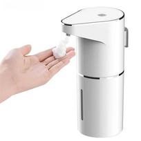 Automatic Foaming Soap Dispenser, 3 Level Adjustable Foam Wall Mount, USB Rechargeable, Touchless Hand & Dish Soap Dispenser 300ML 1PC balta