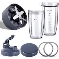 Blenderio atsarginės dalys NutriBullet blenderiams 600W/900W/PRO - Ekstraktoriaus ašmenys ir 32 uncijų didžiuliai puodeliai ir 24 uncijų didžiuliai puodeliai CHINA