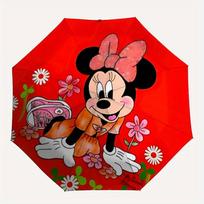 1 vnt. Minnie Mouse Automatinis skėtis | Nešiojamas sulankstomas 8 šonkaulių rankiniu būdu atidaromas, Atsitiktinis aksesuaras, Patvarus stogelis yy250823027