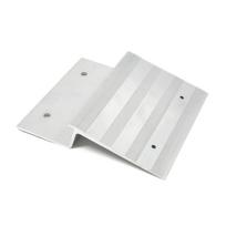 Truck Loading Ramp Kits Ladder Slope Fittings 8inch Aluminum Alloy Ramps Bracket and Rubber Feet Kit for Lawn Mower Cars Trucks balta
