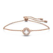 Swarovski Constella Round Cut Paved Rose Gold Tone Bracelet Women bracelets 5636273 Shopping Bag,Rose Gold,F