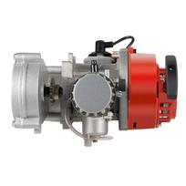 2 taktų 49CC 48km/h Traukiamas paleidimo variklis Dujinis variklis Elektroninis uždegimas su oro filtru, Pocket Bike, Mini motociklui, ATV, motoroleriui oranžinė