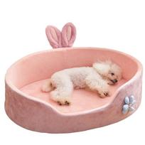 Plaunamas šunų guolis „Four Seasons Pet“ didelė sofa plius aksominė stora gilaus miego pagalvėlė šuniuko kilimėlis mažiems ir dideliems šunims rožinė