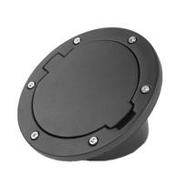 Juodas degalų bako dangtelis Jeep Wrangler 2007-2016 automobiliui, išoriniai priedai, aliuminio lydinys, ABS, degalų bako durelės, dujų dangtelis, degalų bako dangteliai CHINA