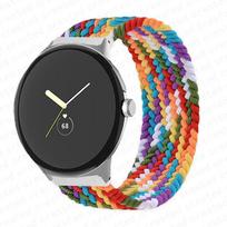 Braided Solo Loop for Google Pixel Watch Strap Smartwatch Accessories Elastic Nylon belt Bracelet correa Pixel Watch Active band Google Pixel Watch&XXS įvairiaspalvis