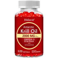 Antarktinio krilio aliejaus maisto papildas: Valo odą, maitina sąnarius, nuo senėjimo 120 kapsulių. 120 Capsules