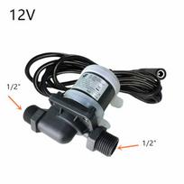 JT-750D DC 12V vandens siurblys bešepetėlis variklio siurblys 1/2'' 5/8'' sriegis maks. 7M 900L/H Itin tylus automobilių ploviklis Gardon naudojant siurblį 6-12V JT-750D4