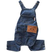 Šunų marškiniai Drabužiai Džinsiniai kombinezonai, Puppy Jean Jacket Sling Kombinezonai Kostiumai, Madingi Patogūs Mėlynos Kelnės Drabužiai L mėlyna