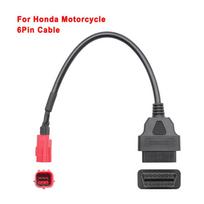 6 Pin to OBD2 Diagnostic Adapter Cable for Moto Guzzi Piaggio Vespa Motorcycle  Engine Fault Diagnosis and Detector Connector CHINA
