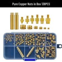 Soldering Iron Heat Press Set for 3D Printer: M2-M8 Brass Insert Nut Embedding