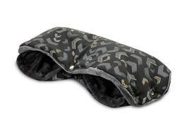 Pirštinės-mova vežimėliui ar rogėms "Bundle up" juodos spalvos