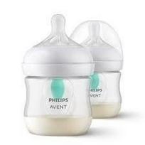 Kūdikio buteliukai AVENT Natural Resposive AirFree su žinduku 0m+ 125ml 2vnt