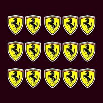 15/30 vnt. Automobilio kėbulo lipdukas Telefono Kompiuterio Dekoracija Lipdukas F-Ferrari Roma 488 Portofino F8 SF90 812 F4 575M LaFerrari Amalfi