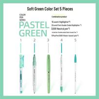 Munami Korean Monami Soft Set: Highlighter & Gel Pen Set for Bullet Journals.