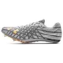 Under Armour HOVR Miler Miler Pro 3 Halo Grey Metallic Victory Gold Unisex sportbačiai Pitch-Grey 3023397-101 40