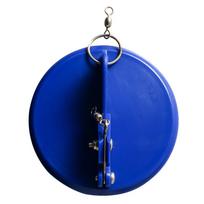 Trolling Diving Disc Diver Connector Adjustable Angle Dipsey Disk Troller Comes with Lead Pendant Boat Fishing Equipment mėlyna