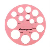 Silicone Double Sides Nipple Measuring Ruler Tool Efficient Breast Pump Feeding Supply Breastpump Accessories for New Mothe Baby rožinė