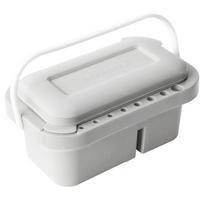 Portable 3-in-1 Brush Washer with Palette & Pen Holder for Painting pilka spalva