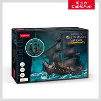 CUBIC FUN CUBICFUN 3D dėlionė su LED (didelė)„Karalienės Anos kerštas"