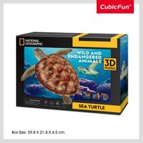 CUBIC FUN CUBICFUN NG 3D dėlionė „Jūrų vėžlys“