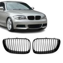 Priekinės grotelės skirtos BMW E81 / E82 / E87 / E88, juodos blizgios