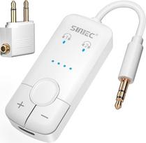 "Airfly" "Bluetooth 5.3" adapteris orlaiviui, dvigubas ryšys, orlaivio ir antgalio adapteris, palaiko aptX Low Latency, "Bluetooth" 3,5 mm AUX siųstuvas televizoriui, kelionei, oro linijai, treniruokliui