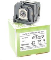 "Alda PQ Premium", projektoriaus lempa, suderinama su EPSON "BrightLink 475Wi", "BrightLink 480i", "BrightLink 485Wi", EB-1400Wi, EB-1410Wi, EB-470, EB-475W, EB-475Wi, EB-480, EB-480E, EB-480T, EB-485W, EB-485Wi, EB-485WT projektoriais, "Alda PQ" lempa su